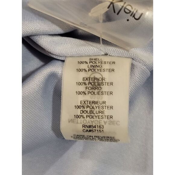 CALVIN KLEIN Womens Light Blue Sleeveless Tank Top Shirt Petite Sz PL NWT - Picture 8 of 9